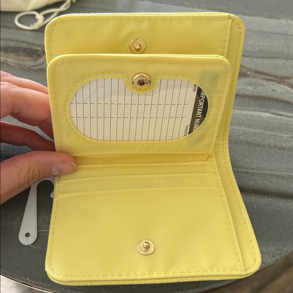 Yellow Sharon Textured Wallet - Picture 4 of 11